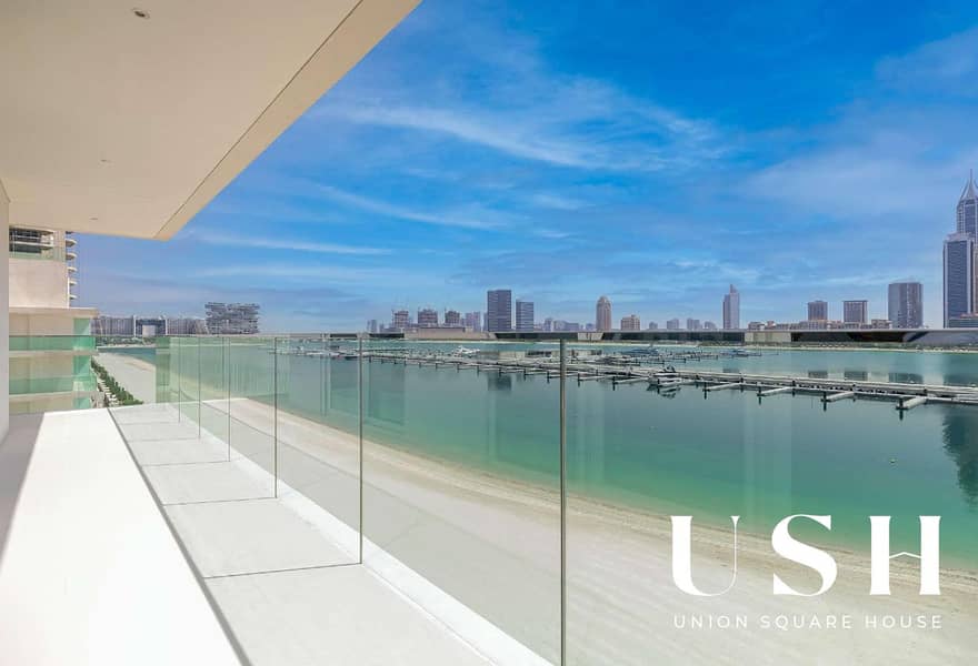 Largest 1BR | Full Sea and Marina skyline view