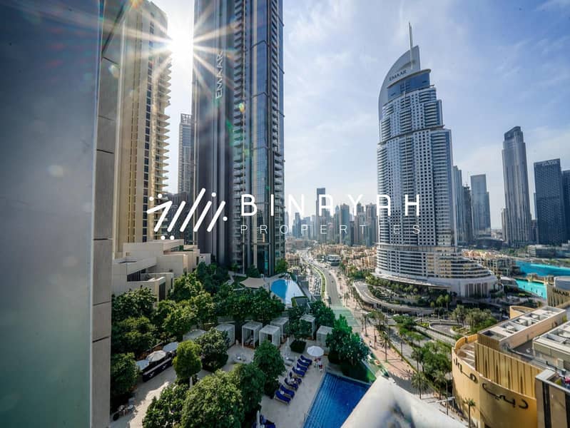 BURJ AND FOUNTAIN VIEW | FULLY FURNISHED | VACANT