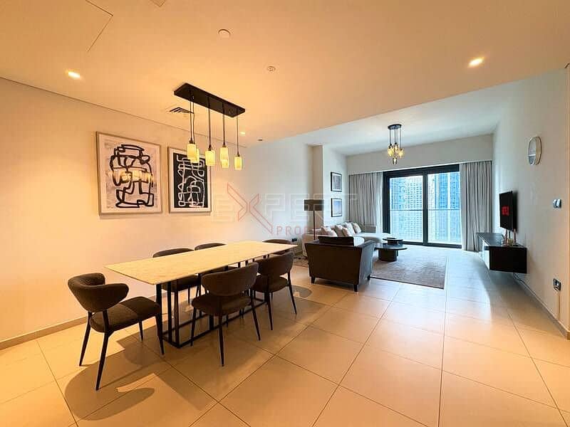 High-End 3BR | Full Burj & Boulevard Views | High-Floor Living