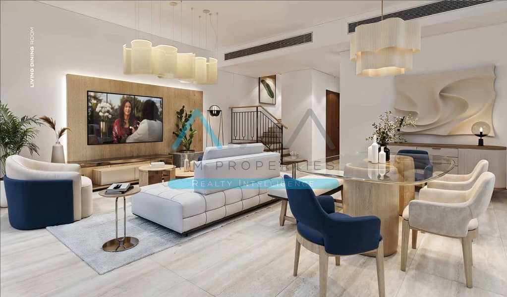 High-Growth Waterfront Community | 4BR Townhouse – DAMAC Islands 2