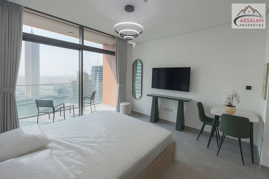 Brand New Fully Furnished Studio | Full Canal View | Ready To Move