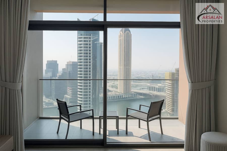 Brand New Fully Furnished Studio | Full Canal View | Ready To Move