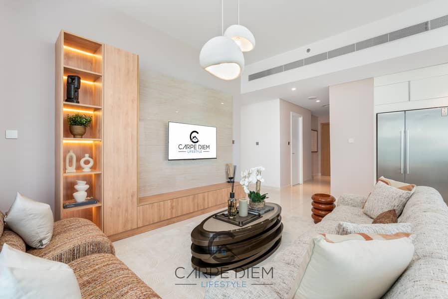 Full Panoramic Sea View | Beachfront 3 Bedroom + Maids