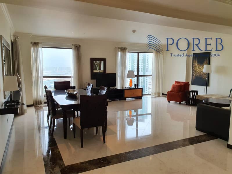 Upgraded 3BR+Maid I Sea / Palm View | High Floor - Image 18