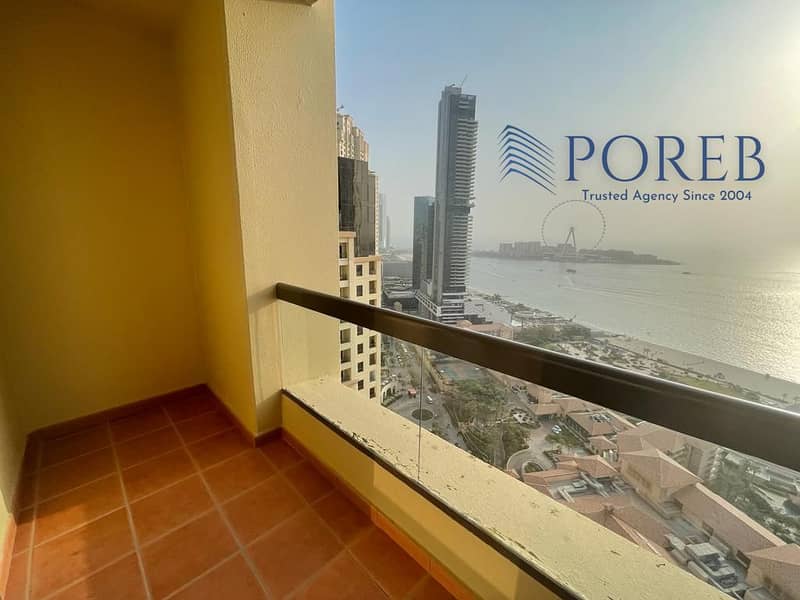 Full Sea View | Specious 2BR | Furnished | Vacant