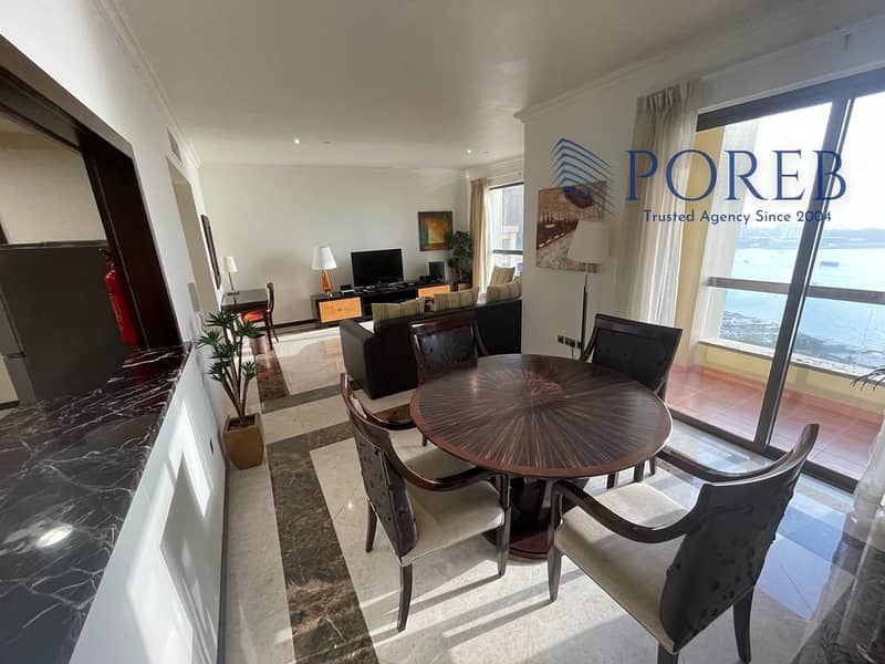 Full Sea View | Specious 2BR | Furnished | Vacant