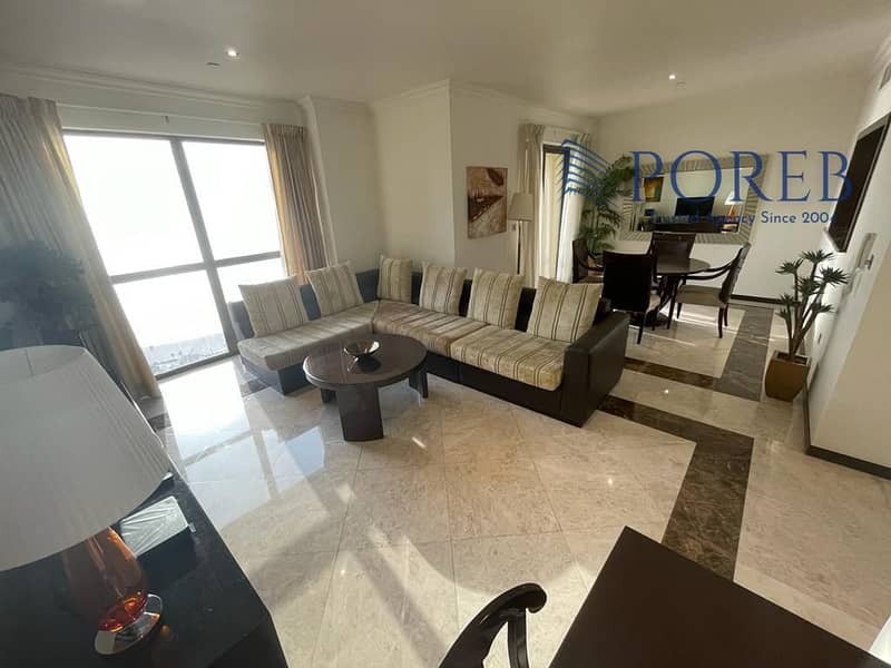 Full Sea View | Specious 2BR | Furnished | Vacant