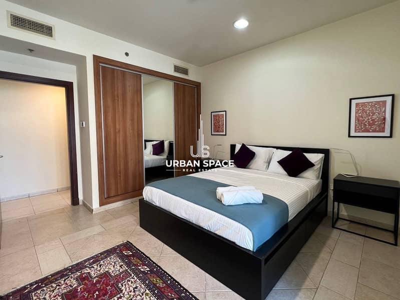 Fully Furnished Apartment with Maid’s Room | Full Sea View