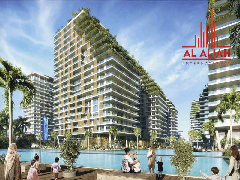 Stunning 1BHK | Flexible Plan | Partial Lagoon view