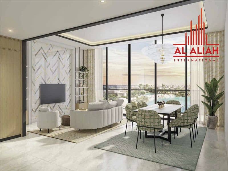 Stunning 1BHK | Flexible Plan | Partial Lagoon view - Image 16