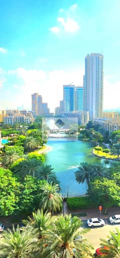 2 Bed room fully furnished full canal view for rent in UNA tower the Greens The views.