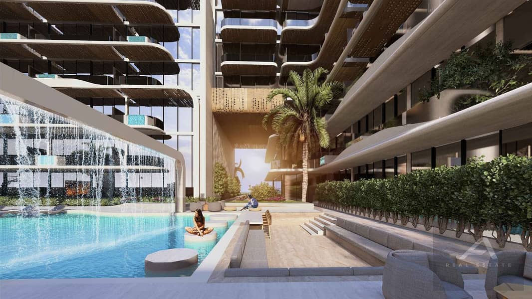 Elegant 1bedroom with Private Jacuzi | Panoramic +Pool View | High ROI - Image 12