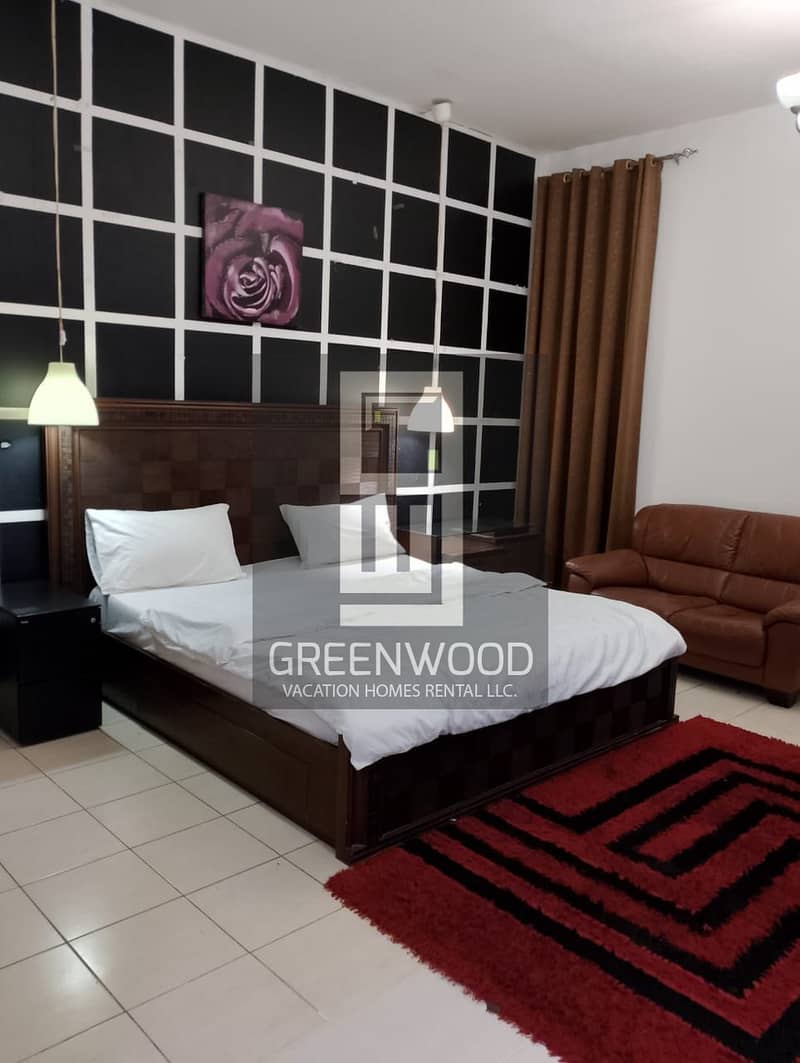 Furnished Studio for Rent Monthly Bases in International City