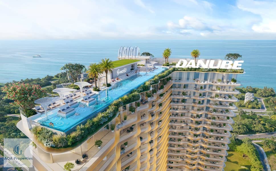 Flex 1 BHK | Furnished | Marina & Sea View | Breeze by Danube. Best payment options, prime investment. - Image 11