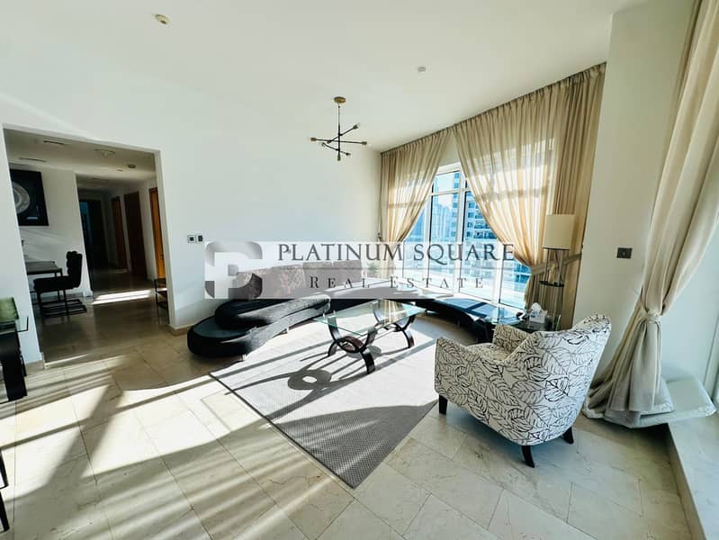 High Floor | Full Marina View | 3BR + Maids