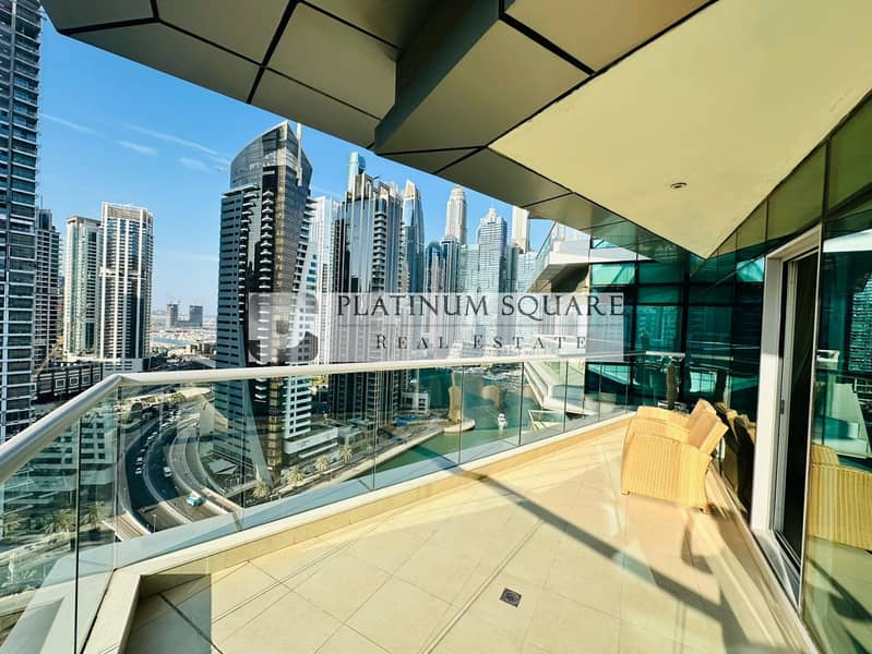 High Floor | Full Marina View | 3BR + Maids - Image 20