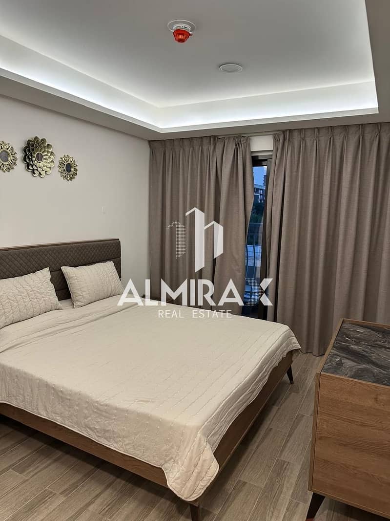 Vacant | Fully Furnished | Upgraded Welcome to your new home in the heart of Jumeirah Village Circle! This beautifully furnished 1 bedroom apartment .