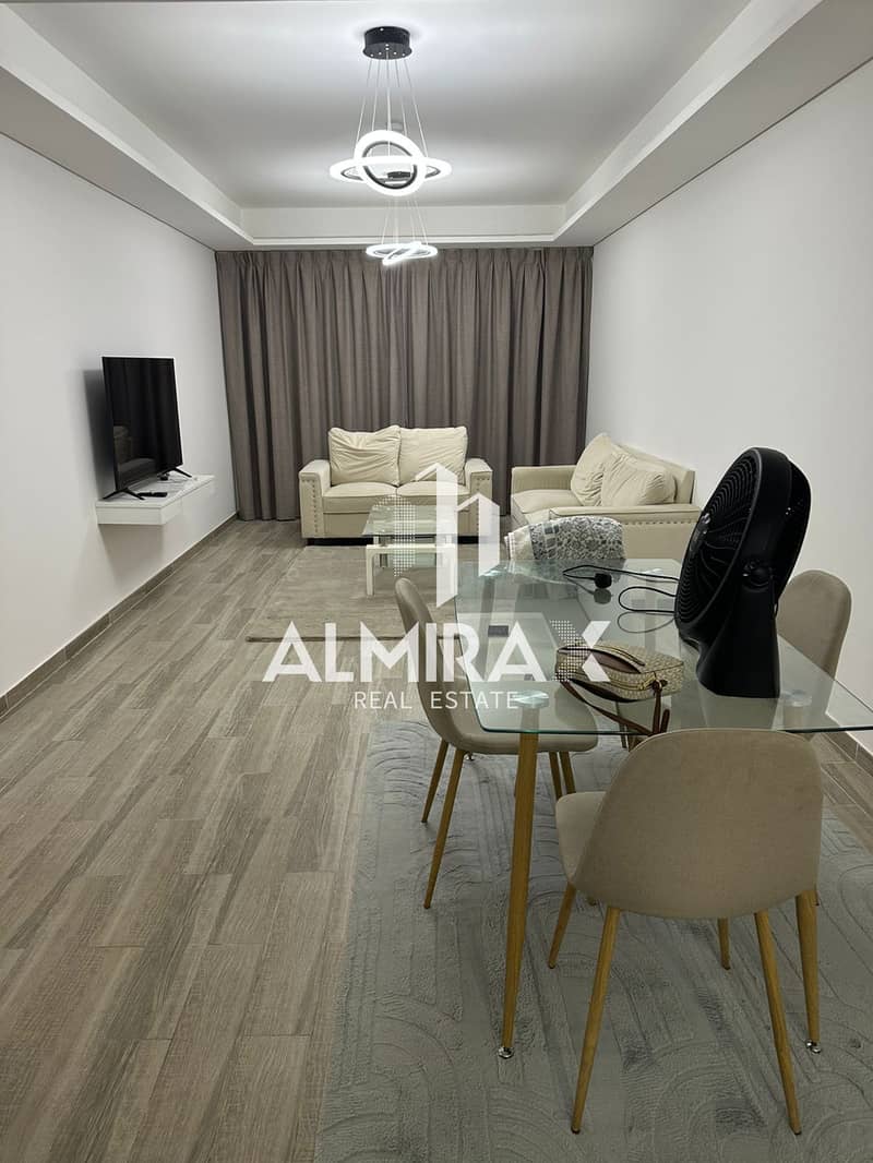 Vacant | Fully Furnished | Upgraded Welcome to your new home in the heart of Jumeirah Village Circle! This beautifully furnished 1 bedroom apartment . - Image 7