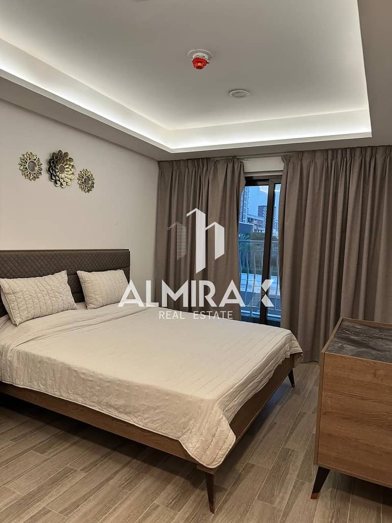 Vacant | Fully Furnished | Upgraded Welcome to your new home in the heart of Jumeirah Village Circle! This beautifully furnished 1 bedroom apartment . - Image 9