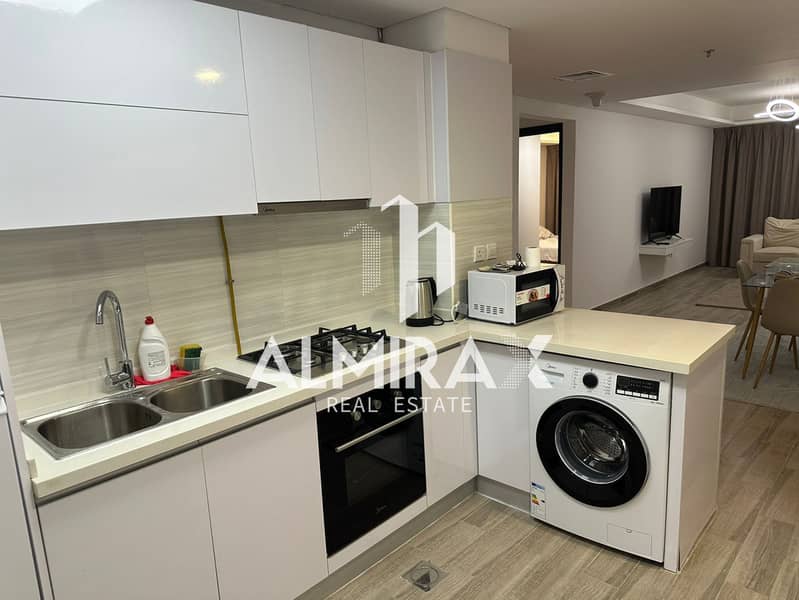 Vacant | Fully Furnished | Upgraded Welcome to your new home in the heart of Jumeirah Village Circle! This beautifully furnished 1 bedroom apartment . - Image 34