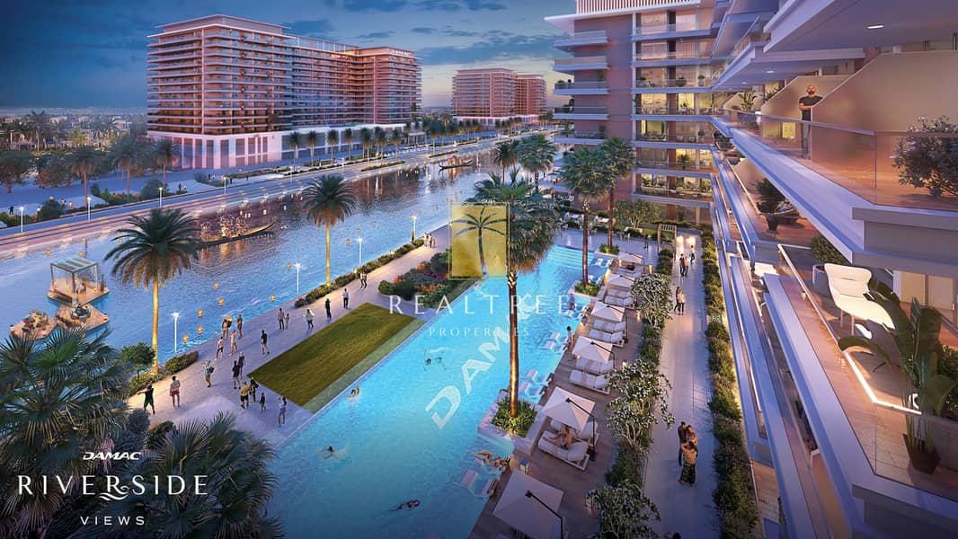 DAMAC Premium Waterfront Studios | 1% Monthly | High Returns