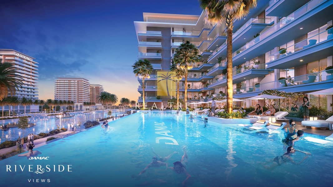 DAMAC Premium Waterfront Studios | 1% Monthly | High Returns