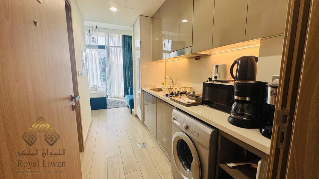 Fully Furnished Studio Apartment For Rent In Azizi Riviera 24 Mydan Dubai