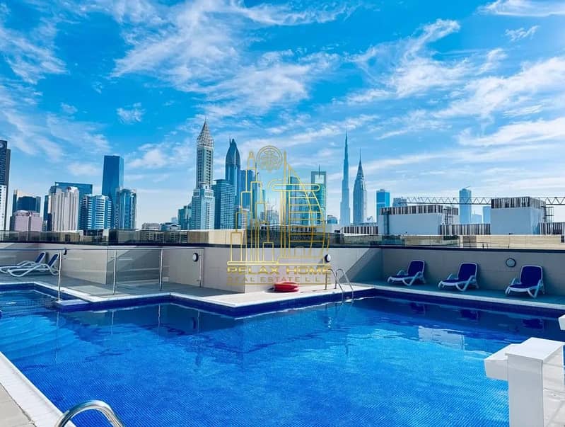 Luxury 1BHK | Huge Balcony | Prime Location | Gym & Pool