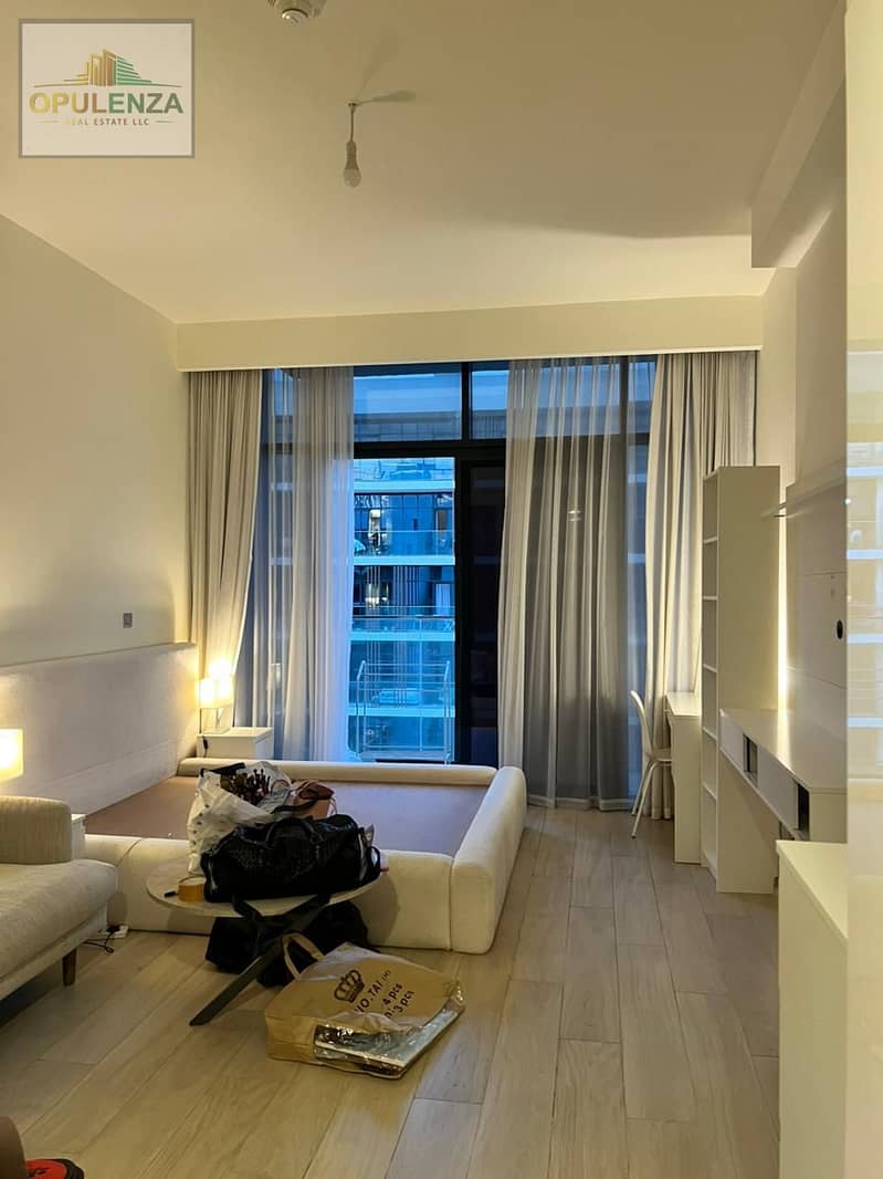 Ready-to-Move Furnished Studio | Balcony | Azizi Riviera 27”