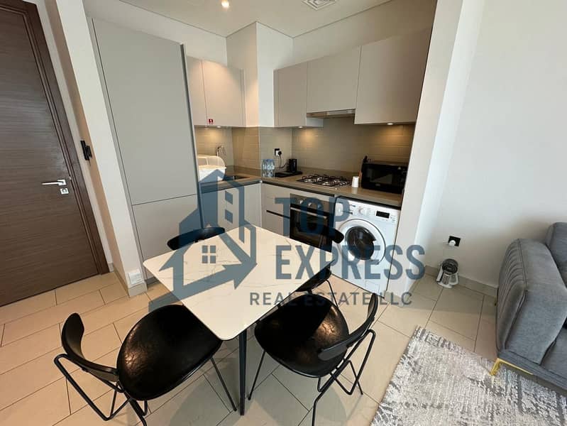 Stylish 1-Bedroom Apartment | Fully Furnished | Pool and Burj View | High-End Interiors