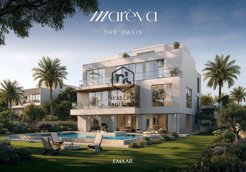 Luxury 4BR Villa | Private Pool & Lift | Mareva, The Oasis by Emaar