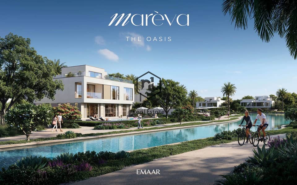 NEW LAUNCH | LUXURY WATERFRONT VILLAS | 10% BOOKING | MARÈVA – THE OASIS BY EMAAR