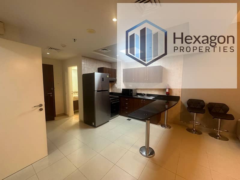 FULLY FURNISHED 1BHK | PARK TERRACE | AED 72,000 IN 4 CHEQUES | PRIME LOCATION