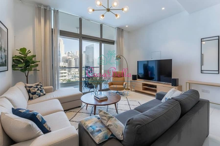 2 BR Converted into 3 BR-Marina View-Chiller Free