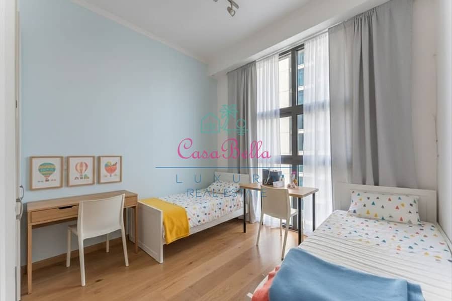 2 BR Converted into 3 BR-Marina View-Chiller Free