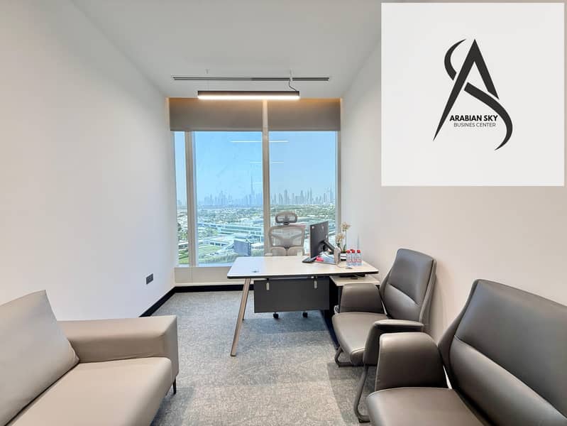 EJARI with Virtual office (Long term)| Unlimited Labour- Bank Inspection | Prime locatiion | Luxury office - Image 1