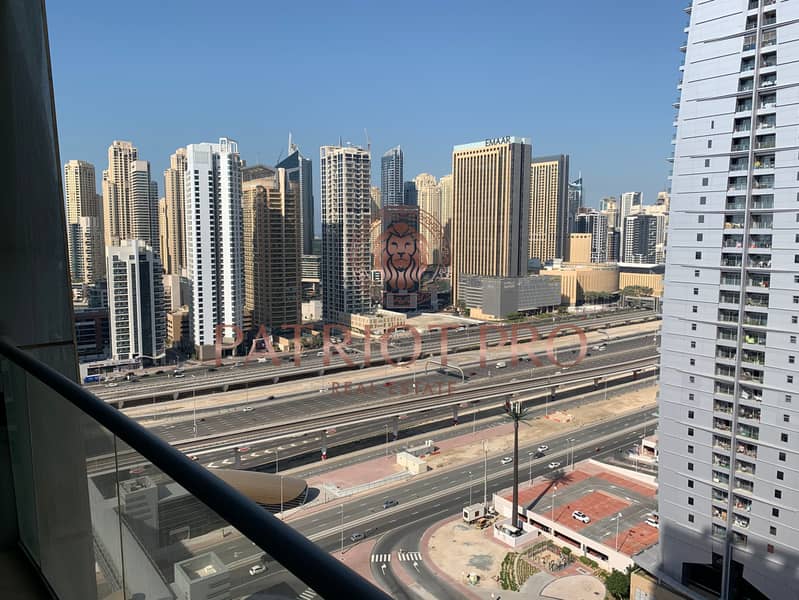 Unfurnished 1BR for rent with SZR and Marina Skyline View