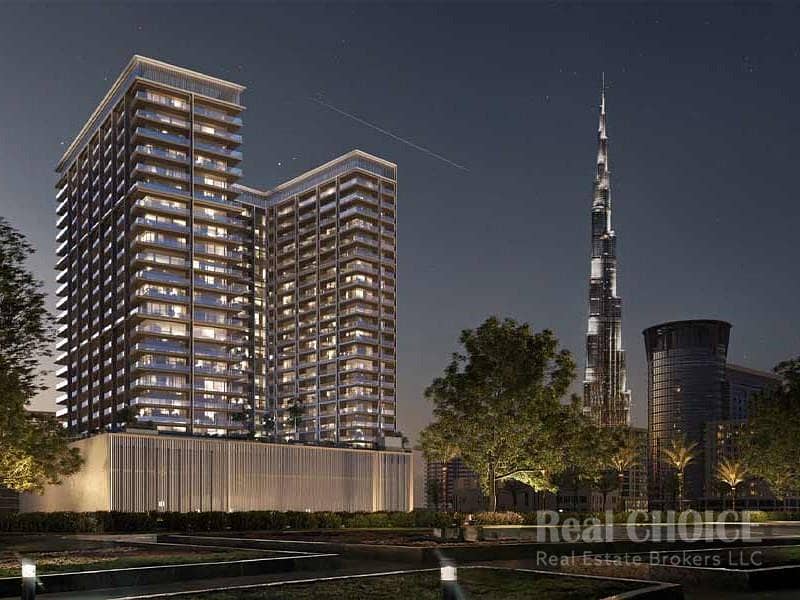 1BR | Burj Khalifa View | Binghatti Ghost.