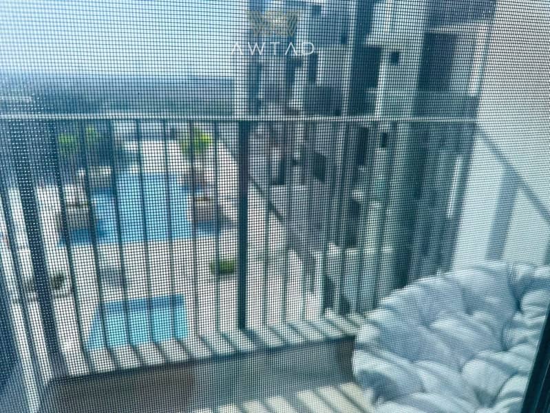Fully-Furnished |Stunning Pool View| 2 Balconies - Image 6