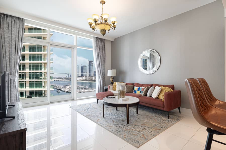 PALM AND MARINA VIEW | MONTHLY RENTAL | SUNRISE BAY