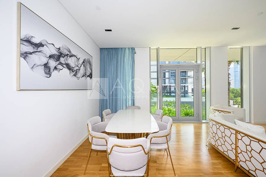 Fully Furnished | Garden and Marina Views