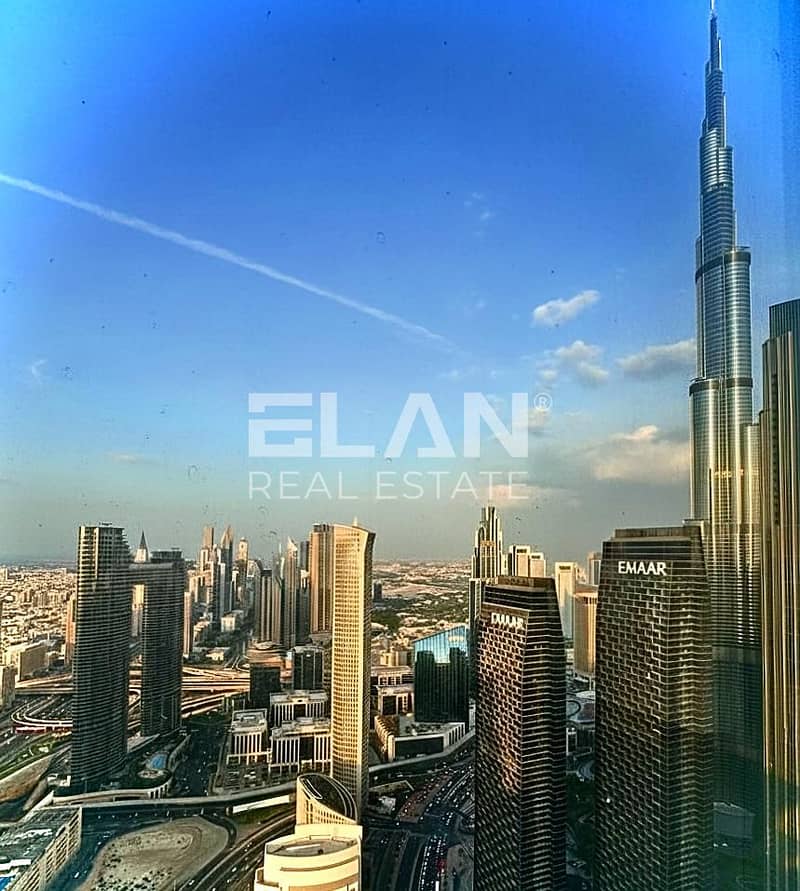 Burj View | High Floor | Chiller Free I Vacant