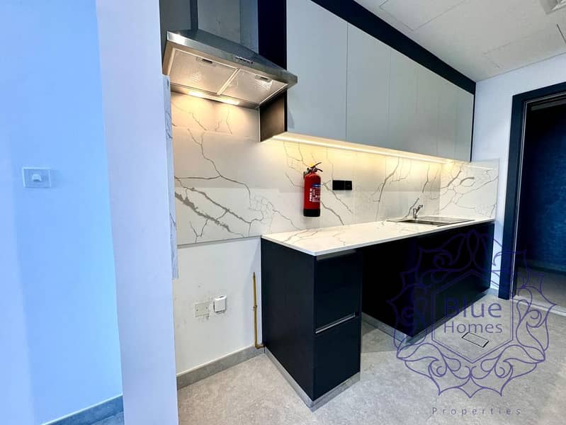 European style! Studio with study room first year 10k discount price location Dubai Healthcare City