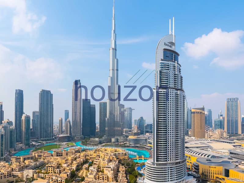 Spacious 2BR | Burj Khalifa + Fountain Views