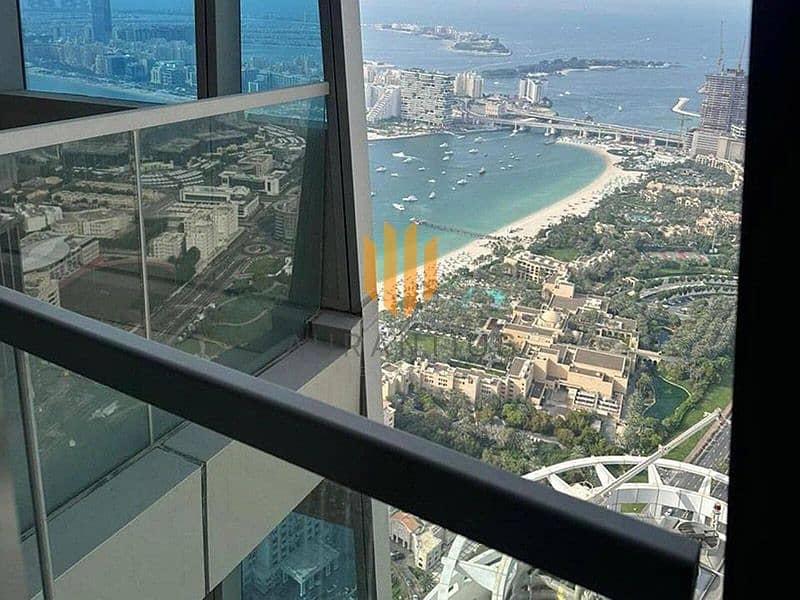 3 BR Furnished | High Floor | Sea view