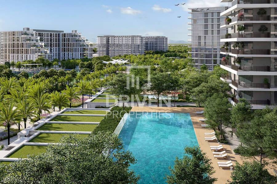 5-Star Branded | High Floor | Pool and Park View