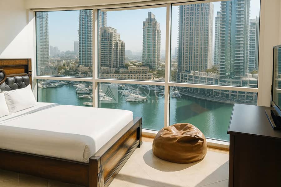 Furnished | Marina View | Spacious Layout