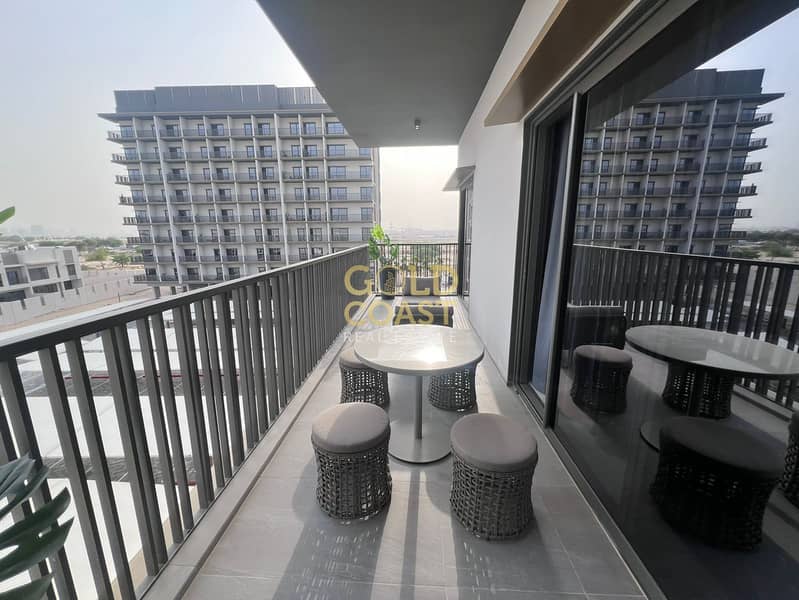 Modern Furnished 1BR with Balcony in MAG Eye, MBR City