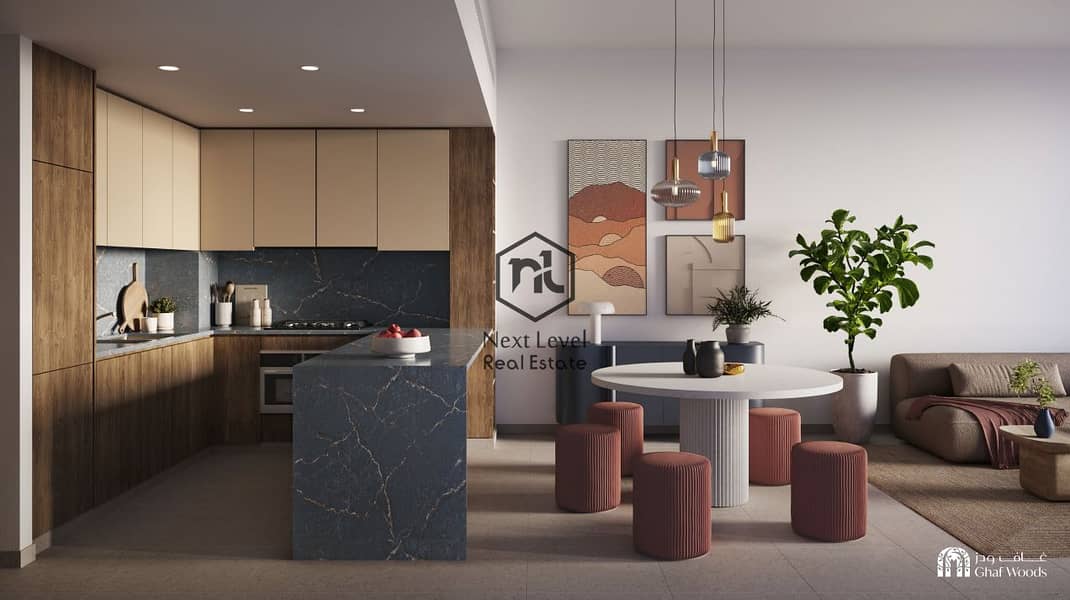 2 Bedroom Plus Apartment with Forest Views in Ghaf Woods