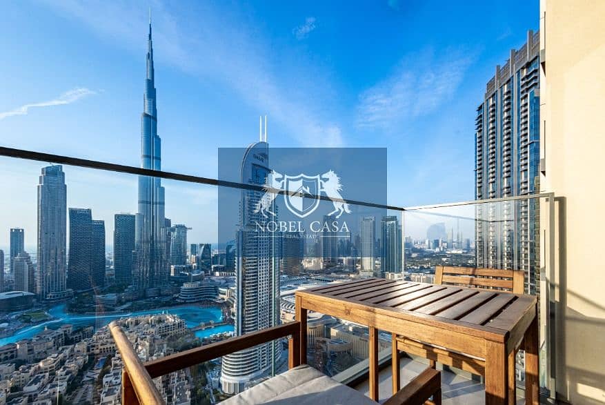 All Rooms Full Burj Khalifa Fountain View| High floor| Vacant| Furnished